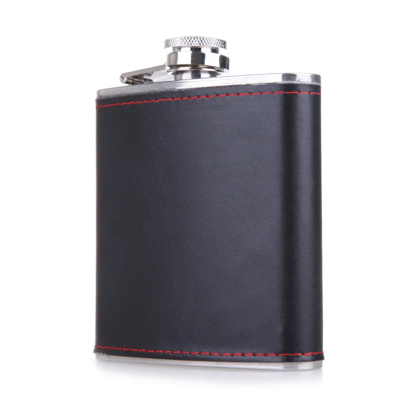 6oz Hip Flask PU Leather Wrapped Flagon Wine Pot Portable Stainless Steel Whiskey Wine Bottle Container Alcohol Drinkware
6oz Hip Flask PU Leather Wrapped Flagon Wine Pot Portable Stainless Steel Whiskey Wine Bottle Container Alcohol Drinkware