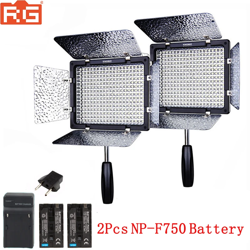 YongNuo YN300 III YN-300III 5500K Pro LED Video Light with Remote Control APP Remote & 2Pcs NP-F750 Battery +Charger KIT
YongNuo YN300 III YN-300III 5500K Pro LED Video Light with Remote Control APP Remote & 2Pcs NP-F750 Battery +Charger KIT