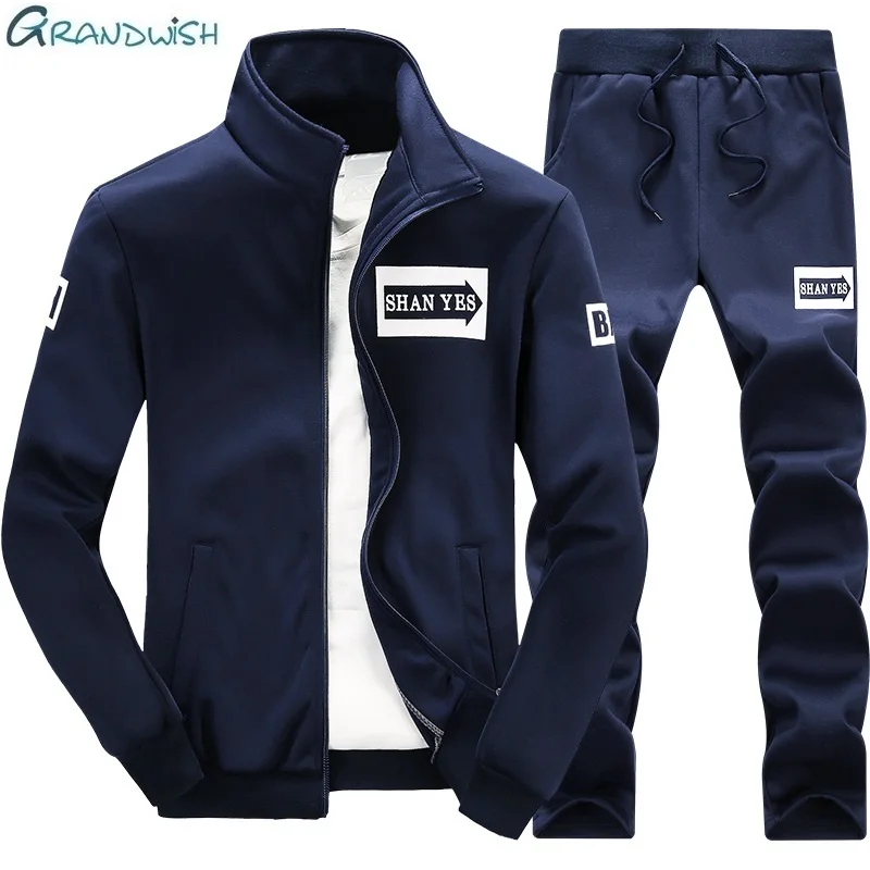 Grandwish New Fashion Spring Autumn Men Sets Jacket+Pant Thick Sweatsuit 2 Piece Set Tracksuit Men/Women Fashion Sporting,DA882
Grandwish New Fashion Spring Autumn Men Sets Jacket+Pant Thick Sweatsuit 2 Piece Set Tracksuit Men/Women Fashion Sporting,DA882