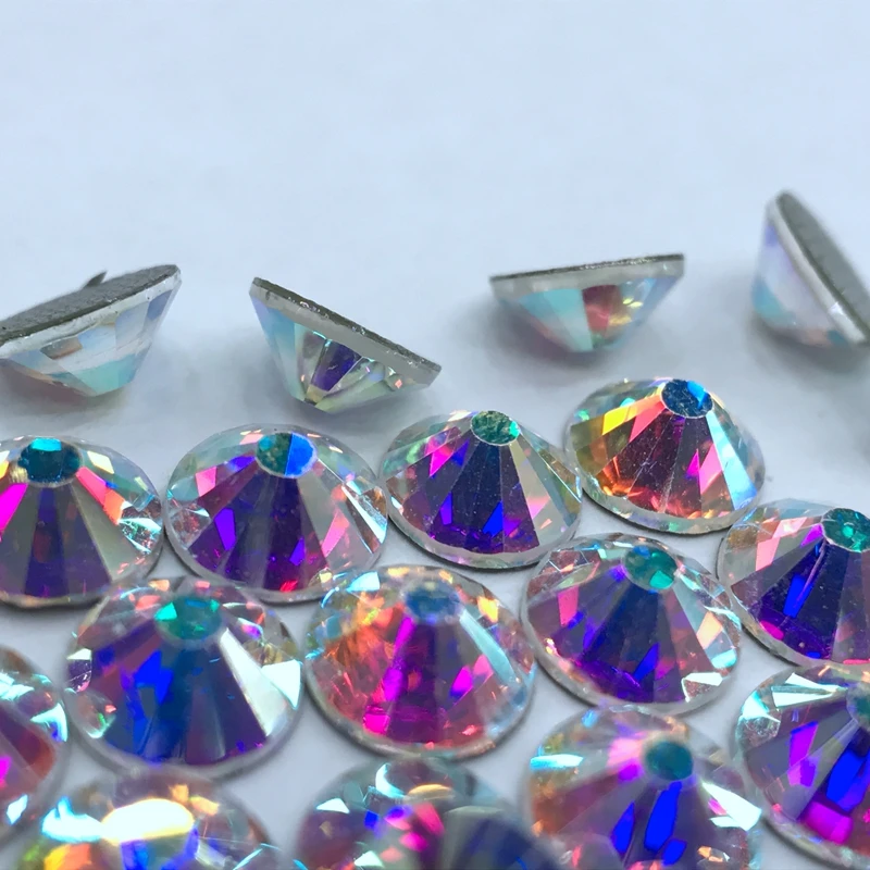 SS10-SS30 High Quality Polished DMC Crystal Clear/White AB Hot-Fix Flatback Loose Round Rhinestones Iron On Clothes Shoes Bags
SS10-SS30 High Quality Polished DMC Crystal Clear/White AB Hot-Fix Flatback Loose Round Rhinestones Iron On Clothes Shoes Bags