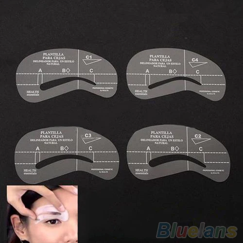 New 2 Sets Grooming Stencil Kit Make Up Shaping DIY Beauty Eyebrow Template Tools
New 2 Sets Grooming Stencil Kit Make Up Shaping DIY Beauty Eyebrow Template Tools