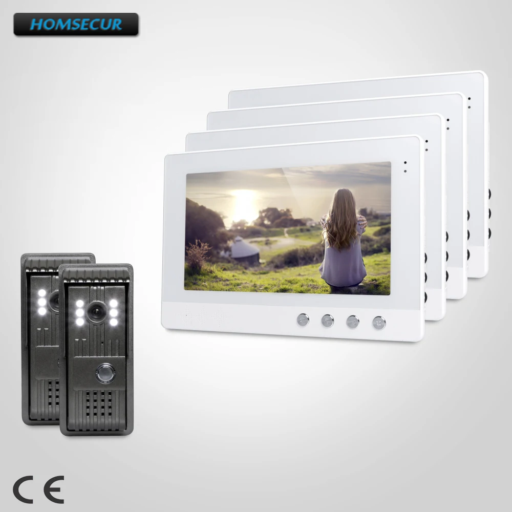 HOMSECUR 10.1" Video Door Phone Intercom System with IR Night Vision for Home Security : XC003+XM101-W
HOMSECUR 10.1" Video Door Phone Intercom System with IR Night Vision for Home Security : XC003+XM101-W