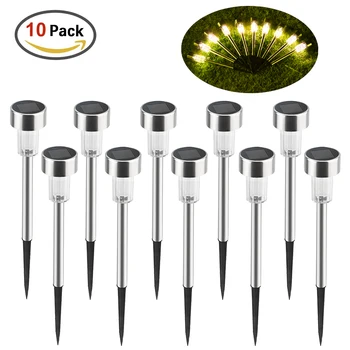 10pcs/3pcs Solar Garden Light No Wires Yard Path LED Lamp Luminaria Outdoor Stainless Steel Light Landscape Pathway Decoration
10pcs/3pcs Solar Garden Light No Wires Yard Path LED Lamp Luminaria Outdoor Stainless Steel Light Landscape Pathway Decoration