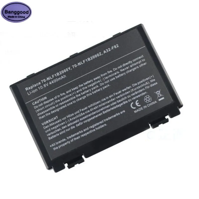 10.8V 4400mAh Laptop Battery Pack for ASUS A32-F82 A32-F52 F52 K50ij K50 K51 K50ab K40in K50id K50ij K40 K50in K60 K61 K70
10.8V 4400mAh Laptop Battery Pack for ASUS A32-F82 A32-F52 F52 K50ij K50 K51 K50ab K40in K50id K50ij K40 K50in K60 K61 K70