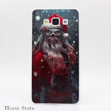 4181CA Zombie Claus Transparent Hard Cover Case for Galaxy A3 A5 A7 A8 Note 2 3 4 5 J5 J7 Grand 2 & Prime