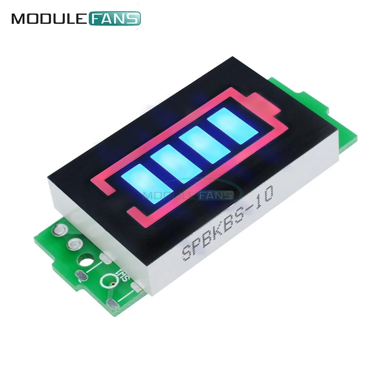 4S 4 Series Lithium Battery Capacity Indicator Module 16.8V Blue Display Electric Vehicle Battery Power Tester Li-po Li-ion
4S 4 Series Lithium Battery Capacity Indicator Module 16.8V Blue Display Electric Vehicle Battery Power Tester Li-po Li-ion