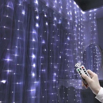 300LED Party Wedding Curtain Fairy Lights USB String Light Home w/Remote Control
300LED Party Wedding Curtain Fairy Lights USB String Light Home w/Remote Control