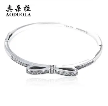 AODUOLA Popular Genuine 100% 925 Sterling Silver Clear Rhinestone Butterfly Cuff Bangle Luxury Jewelry For Women Girls GIFT
AODUOLA Popular Genuine 100% 925 Sterling Silver Clear Rhinestone Butterfly Cuff Bangle Luxury Jewelry For Women Girls GIFT