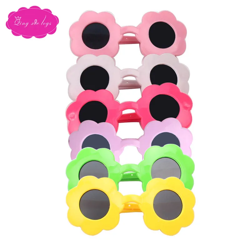 18 inch Girls doll glasses floral sunglasses American newborn accessories Baby toys fit 43 cm baby dolls c195
18 inch Girls doll glasses floral sunglasses American newborn accessories Baby toys fit 43 cm baby dolls c195