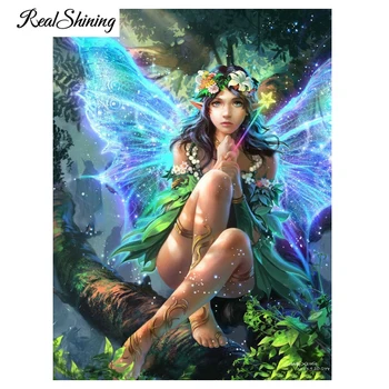 REALSHINING Full DIY 5D Flower Fairy Butterfly Diamond Painting Cross Stitch Mosaic Rhinestone Embroidery Home Decor FS1155
REALSHINING Full DIY 5D Flower Fairy Butterfly Diamond Painting Cross Stitch Mosaic Rhinestone Embroidery Home Decor FS1155