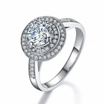 Nice Quality 1Ct Round Cut Synthetic Diamant Female Ring Solid 925 Sterling Silver Ring White Gold Color Etched Jewelry Gift 
Nice Quality 1Ct Round Cut Synthetic Diamant Female Ring Solid 925 Sterling Silver Ring White Gold Color Etched Jewelry Gift