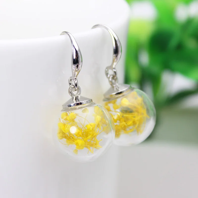 2019 new fashion brand jewelry summer style handmade glass beads drop earrings for women real flower gift earrings
2019 new fashion brand jewelry summer style handmade glass beads drop earrings for women real flower gift earrings