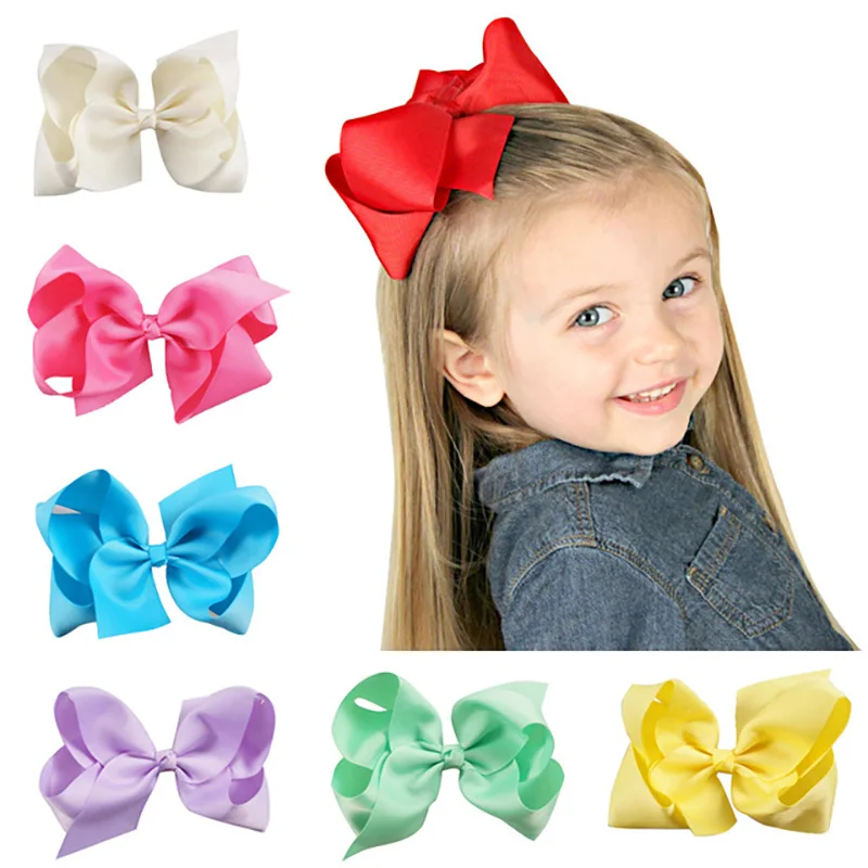 6 Inch Solid Ribbon Grosgrain Hair Bow With Clips For Kids Boutique Handmade Colorful Hairbows Girls Hair Accessories
6 Inch Solid Ribbon Grosgrain Hair Bow With Clips For Kids Boutique Handmade Colorful Hairbows Girls Hair Accessories