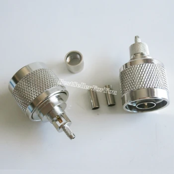 1Pcs N type male plug window RF coax connector crimp for RG316 RG174 LMR100 cable
1Pcs N type male plug window RF coax connector crimp for RG316 RG174 LMR100 cable