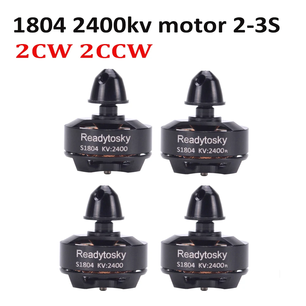 S1804 1804 2400KV 2CW 2CCW Brushless Black Motor 2-3s for RC Racing Quadcopter ZMR250 Robocat 270mm Drone Mini Multirotor
S1804 1804 2400KV 2CW 2CCW Brushless Black Motor 2-3s for RC Racing Quadcopter ZMR250 Robocat 270mm Drone Mini Multirotor
