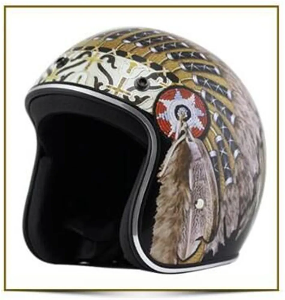 Free shipping moto helmet indian print casco capacete motorcycle helmet 3/4 open face vintage motocross helmets S ~ XXL
Free shipping moto helmet indian print casco capacete motorcycle helmet 3/4 open face vintage motocross helmets S ~ XXL