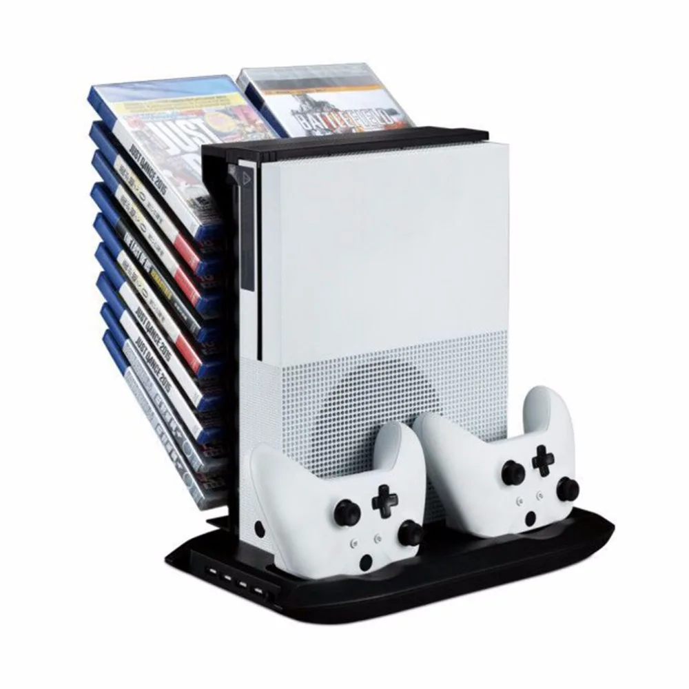 Professional Cooling Fan Cooler + Base Charger + Disc Rack Set For XBOX ONE Multifunctional Accessory For XBOX ONE
Professional Cooling Fan Cooler + Base Charger + Disc Rack Set For XBOX ONE Multifunctional Accessory For XBOX ONE