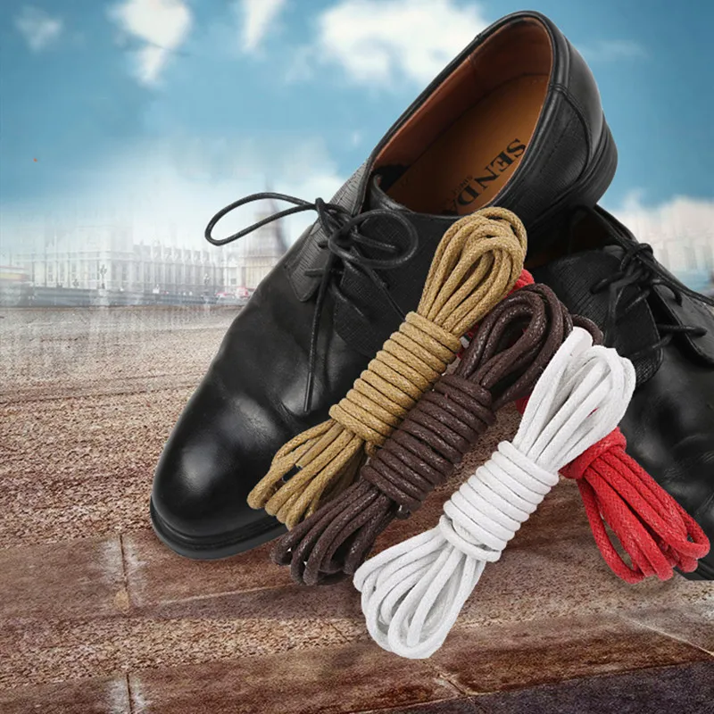 Hot 1Pair Waxed Cotton Round Shoe laces Leather Shoes lace Waterproof ShoeLaces Mens Martin Boots Shoelace Shoestring
Hot 1Pair Waxed Cotton Round Shoe laces Leather Shoes lace Waterproof ShoeLaces Mens Martin Boots Shoelace Shoestring