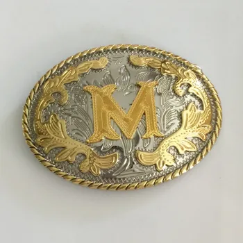 Retail 6 Different New Style Western Men Golden Initial Letter Belt Buckle A B J M W Z With Oval Metal Cowboy Belt Head Jewelry
Retail 6 Different New Style Western Men Golden Initial Letter Belt Buckle A B J M W Z With Oval Metal Cowboy Belt Head Jewelry