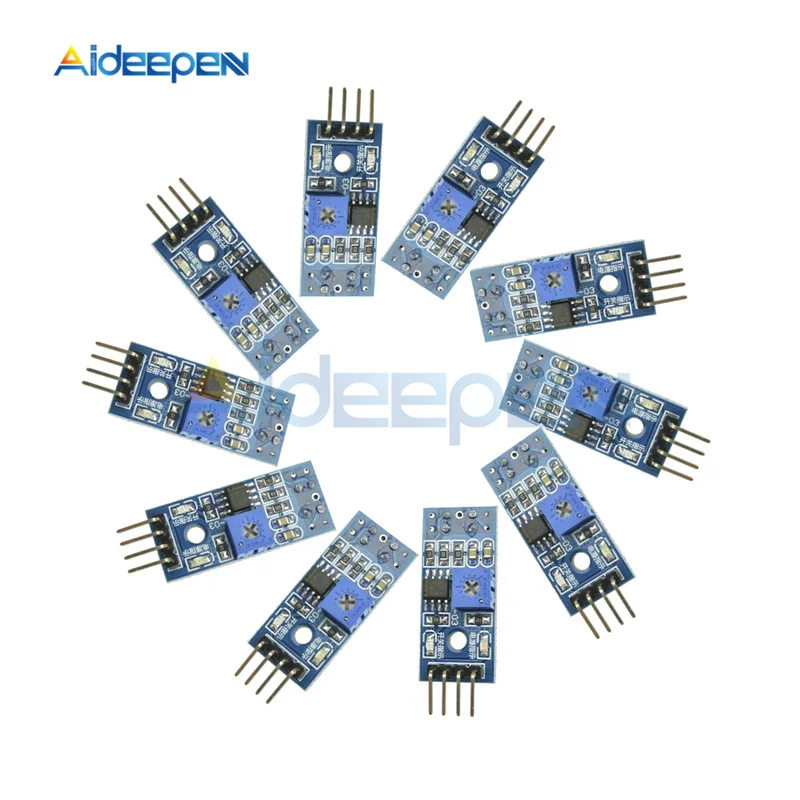 10Pcs/lot 3.3V to 5V TCRT5000 Infrared Reflective Sensor IR Photoelectric Switch Barrier Line Track Module For Arduino Smart Car
10Pcs/lot 3.3V to 5V TCRT5000 Infrared Reflective Sensor IR Photoelectric Switch Barrier Line Track Module For Arduino Smart Car