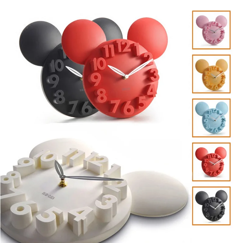 Modern Designer Mickey Mouse 3D Wall Clock Acrylic Digital Wall Clock Large Wall Clock Kitchen Watch Horloge mural For Children
Modern Designer Mickey Mouse 3D Wall Clock Acrylic Digital Wall Clock Large Wall Clock Kitchen Watch Horloge mural For Children