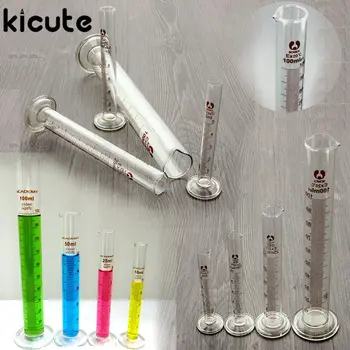 Kicute New 5ml 10ml 25ml 50ml 100ml Graduated Cylinder Measuring Tool Lab Glass Measuring Container Chemistry Cylinder Set
Kicute New 5ml 10ml 25ml 50ml 100ml Graduated Cylinder Measuring Tool Lab Glass Measuring Container Chemistry Cylinder Set