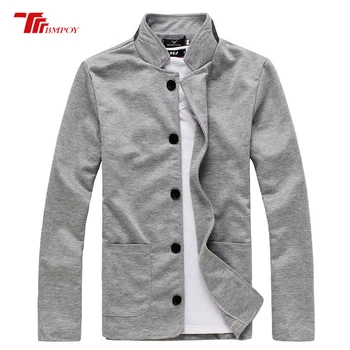 New Men Blazer Fashion Slim Casual Blazer For Men 3 color collar patch Chinese tunic small suit man coat
New Men Blazer Fashion Slim Casual Blazer For Men 3 color collar patch Chinese tunic small suit man coat