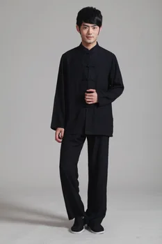 Tradition Chinese Style Black Men's Linen Kung Fu Sets Jacket Pants Trousers Suit Size S M L XL XXL XXXL Free Shipping 2352-1
Tradition Chinese Style Black Men's Linen Kung Fu Sets Jacket Pants Trousers Suit Size S M L XL XXL XXXL Free Shipping 2352-1