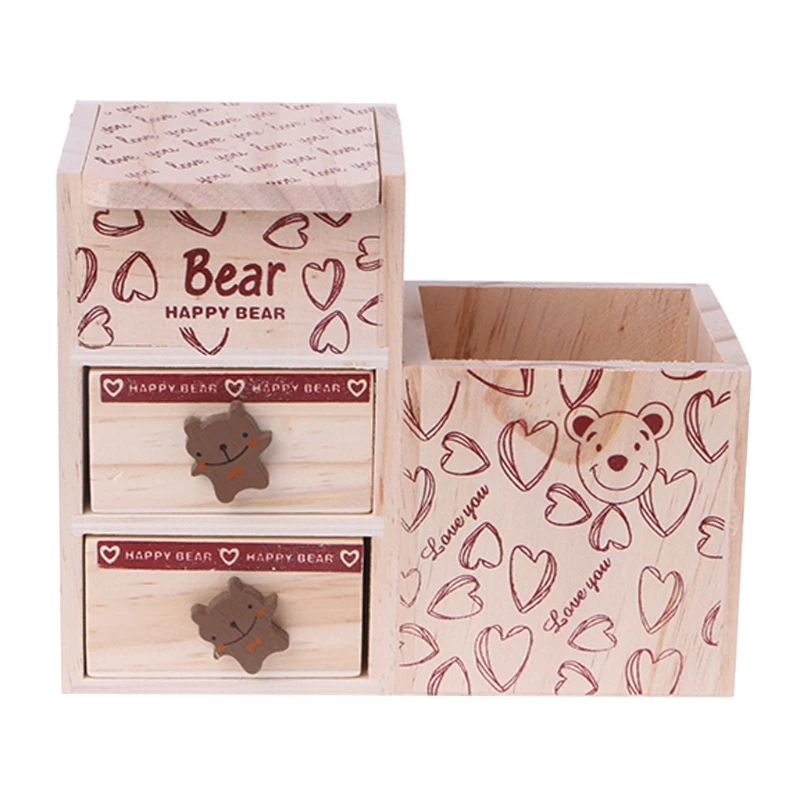 1Pc Desktop Storage Box Little Bear Drawer Case Holder Pen Pencil Case Makeup Organizer Hot Saling
1Pc Desktop Storage Box Little Bear Drawer Case Holder Pen Pencil Case Makeup Organizer Hot Saling
