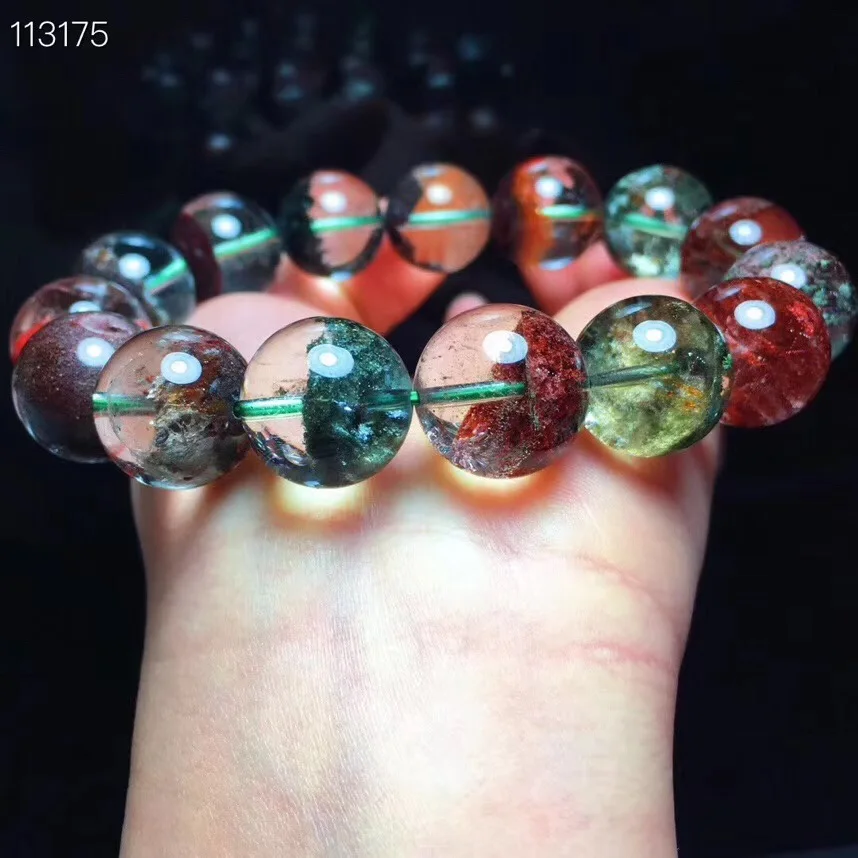 15.2mm Natural Colorful Phantom Quartz Bracelet Round Beads For Women Lady Gift Gemstone Stretch Crystal Fashion Bracelets AAAAA
15.2mm Natural Colorful Phantom Quartz Bracelet Round Beads For Women Lady Gift Gemstone Stretch Crystal Fashion Bracelets AAAAA