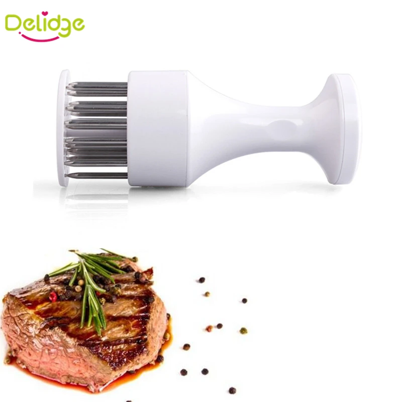 Delidge 1 pc Meat Tenderizer Needle Stainless Steel 21 Steels Needles Meat Tenderizer Needle Beaf Steak BBQ Tool
Delidge 1 pc Meat Tenderizer Needle Stainless Steel 21 Steels Needles Meat Tenderizer Needle Beaf Steak BBQ Tool
