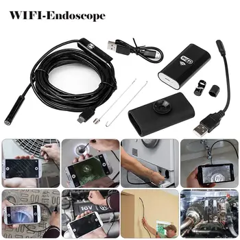 WIFI Endoscope Camera Mini USB Soft Cable Inspection Camera 5.5mm USB type-c cable Endoscope Borescope IOS For Iphone
WIFI Endoscope Camera Mini USB Soft Cable Inspection Camera 5.5mm USB type-c cable Endoscope Borescope IOS For Iphone