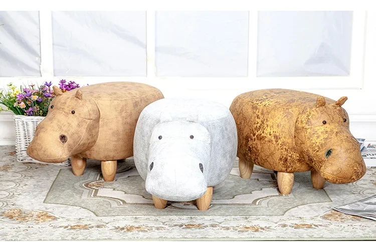 Child Chair Hippo Shoes Wooden Stools Children Home Furniture Sofa Storage Stools Child Chair Hippo Shoes Wooden Stools Children Home Furniture Sofa Storage Stools