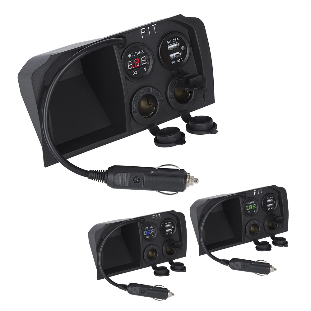 New Car Dual USB Charger Adapter Socket Interface Cigarette Lighter 2 Socket for Honda Fit 5V 2.1A Voltage
New Car Dual USB Charger Adapter Socket Interface Cigarette Lighter 2 Socket for Honda Fit 5V 2.1A Voltage