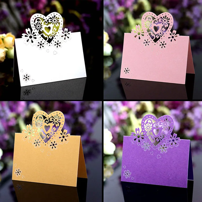 Laser Cut Wedding Invitations Paper Table Cards Love Heart Wedding Party Favors Name Tag 10Pcs Hollow Seats Card
Laser Cut Wedding Invitations Paper Table Cards Love Heart Wedding Party Favors Name Tag 10Pcs Hollow Seats Card
