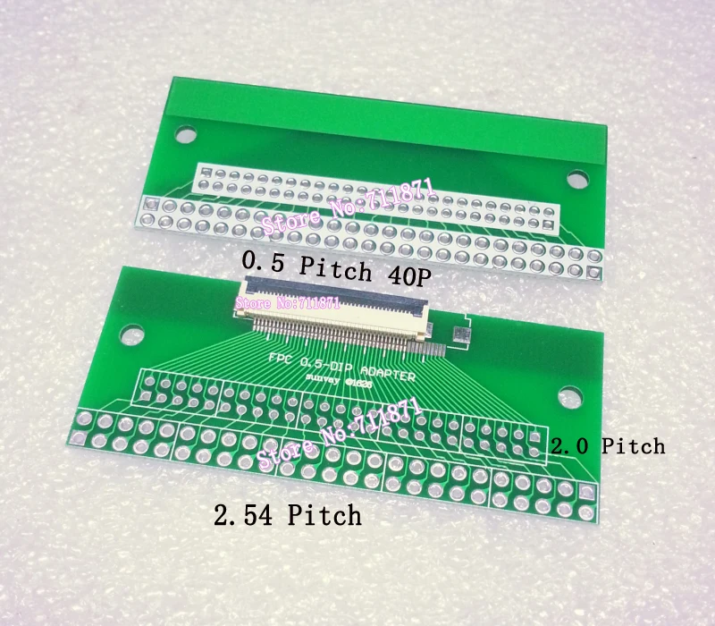 0.5 Pitch 40P FPC DIP Adapter Plate Spacing 0.5 Pitch FFC 40Pin DIP Connector 0.5 FFC FPC 40P 2.0 2.54 DIP Weldable connecter
0.5 Pitch 40P FPC DIP Adapter Plate Spacing 0.5 Pitch FFC 40Pin DIP Connector 0.5 FFC FPC 40P 2.0 2.54 DIP Weldable connecter