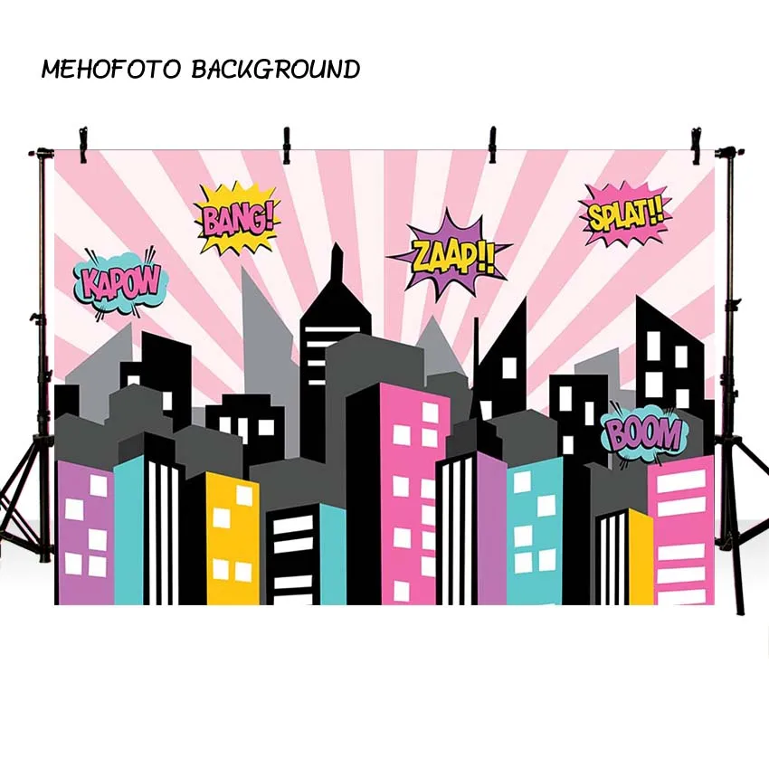 Art fabric photography backdrops superhero birthday party supergirl city sky building night baby shower photobooth photocall
Art fabric photography backdrops superhero birthday party supergirl city sky building night baby shower photobooth photocall