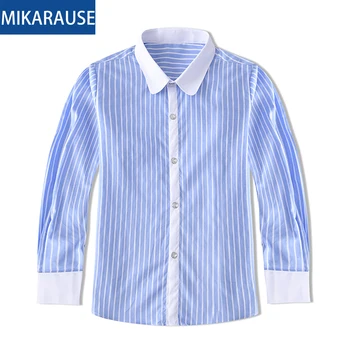 Kids Cotton Regular-Fit Boys Shirts Blue Striped Girls Blouse Long Sleeve Tops White Shirt For Children Toddler Boy Casual Shirt
Kids Cotton Regular-Fit Boys Shirts Blue Striped Girls Blouse Long Sleeve Tops White Shirt For Children Toddler Boy Casual Shirt