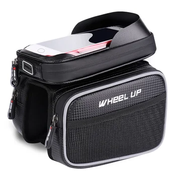 Waterproof Bike Bags Top Tube Head Frame Front 6.2 Inch Cellphone Bags Bicycle Bag With Double Pouch Cycling Pannier A941
Waterproof Bike Bags Top Tube Head Frame Front 6.2 Inch Cellphone Bags Bicycle Bag With Double Pouch Cycling Pannier A941