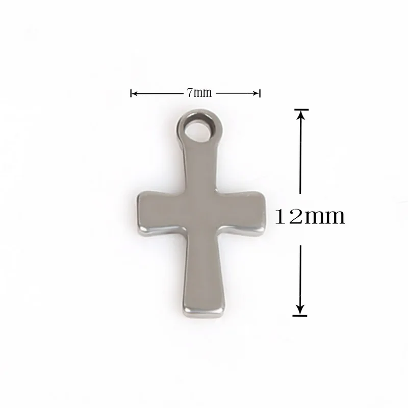 7x12mm Cross Charms Pendant 50pcs Stainless Steel Charms Jewelry Findings For Jewelry Making Necklace Bracelet DIY
7x12mm Cross Charms Pendant 50pcs Stainless Steel Charms Jewelry Findings For Jewelry Making Necklace Bracelet DIY