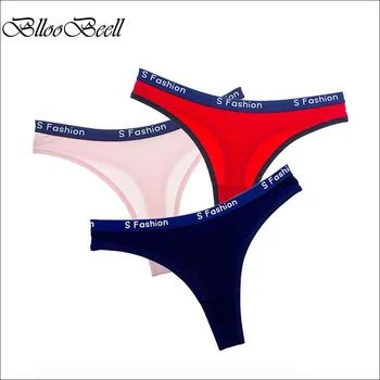 BllooBeell 3pcs Women's Cotton Underwear Sexy Panties Low Rise for Women G-String Briefs Female Lingerie Ladies Seamless Thong
BllooBeell 3pcs Women's Cotton Underwear Sexy Panties Low Rise for Women G-String Briefs Female Lingerie Ladies Seamless Thong