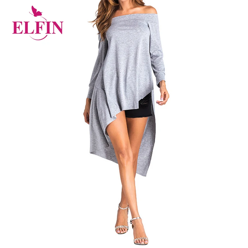 Fashion Women T-shirts Slash Neck Off The Shoulder T Shirt Long Sleeve Irregular Hem Loose Casual Tops Tee Shirts WS2362R
Fashion Women T-shirts Slash Neck Off The Shoulder T Shirt Long Sleeve Irregular Hem Loose Casual Tops Tee Shirts WS2362R
