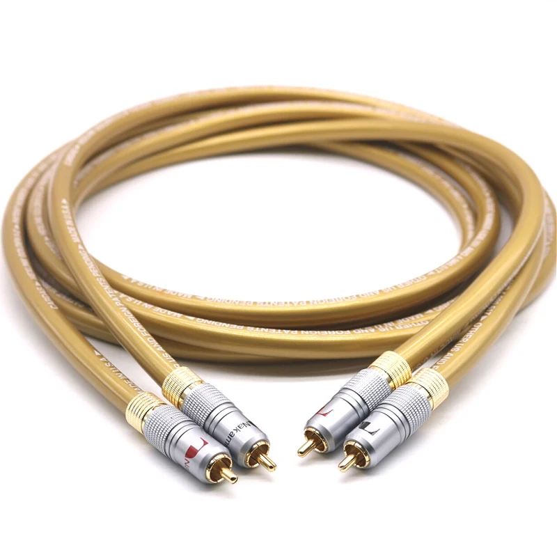 Hifi Cardas audio cables Cardas HEXLINK GOLDEN 5C audio cable Amplifier CD DVD player Speaker Nakamichi RCA interconnect cable
Hifi Cardas audio cables Cardas HEXLINK GOLDEN 5C audio cable Amplifier CD DVD player Speaker Nakamichi RCA interconnect cable