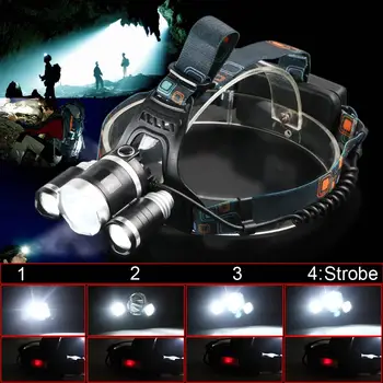 Super Bright 6000 Lumen T6 + 2R5 LED Headlamp Headlight Light 18650 EU Charger Outdoor LED Light Camping Head Torch
Super Bright 6000 Lumen T6 + 2R5 LED Headlamp Headlight Light 18650 EU Charger Outdoor LED Light Camping Head Torch
