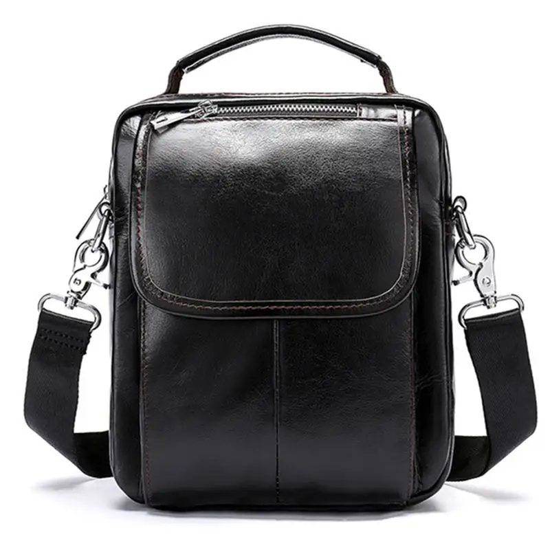 Mens Bag Leather Genuine 100% Classic Man Messenger Bag Handbag Flag Zipper Bag Cool Male Shoulder Crossbody Bags For Men Tote
Mens Bag Leather Genuine 100% Classic Man Messenger Bag Handbag Flag Zipper Bag Cool Male Shoulder Crossbody Bags For Men Tote