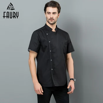 High Quality Chef's Short-sleeved Jacket Breathable Outfit Summer Wear Work Clothes Men Women Overalls Coats Hotel Uniform
High Quality Chef's Short-sleeved Jacket Breathable Outfit Summer Wear Work Clothes Men Women Overalls Coats Hotel Uniform