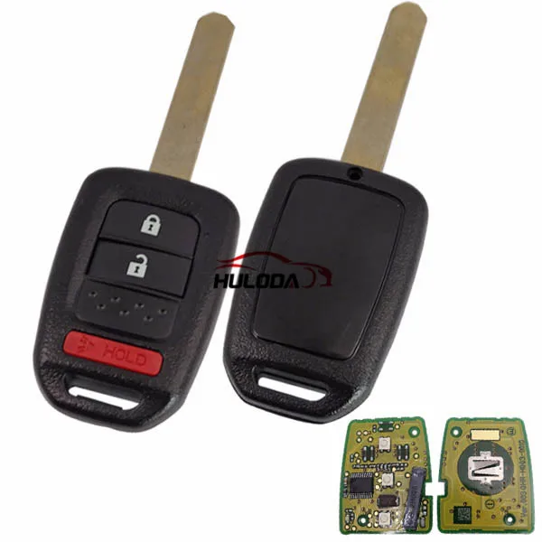 For Honda 2+1 button original remote key with 434MHZ with chip 47-7961XTT inside
For Honda 2+1 button original remote key with 434MHZ with chip 47-7961XTT inside