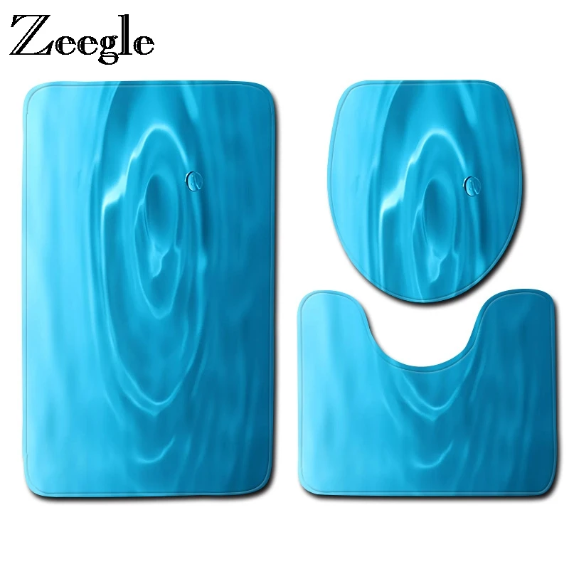 Zeegle 3Pcs Bath Mat Flannel Toilet Mats Anti-slip Bathroom Floor Mats Toilet Seat Cover Bathroom Carpets Show Mat Bath Rugs
Zeegle 3Pcs Bath Mat Flannel Toilet Mats Anti-slip Bathroom Floor Mats Toilet Seat Cover Bathroom Carpets Show Mat Bath Rugs