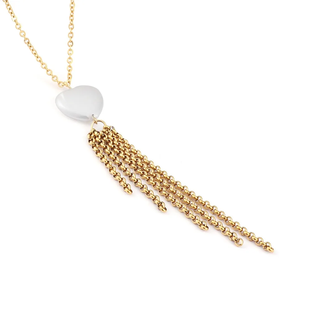 Cute Pearl Heart Pendant Necklace For Women Girls Stainless Steel Link Chain Trendy Jewelry
Cute Pearl Heart Pendant Necklace For Women Girls Stainless Steel Link Chain Trendy Jewelry