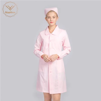 

2019 New Nurse Uniform medical gown Overalls women scrubs Ladies Medical Robe Medical Lab Coat Hospital Doctor Slim Multicolour